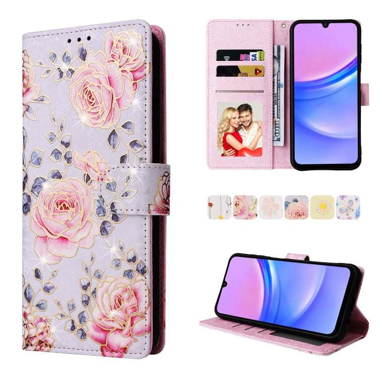 Custodia per telefono in pelle RFID con pittura abbronzante, For Galaxy A16 5G, For Galaxy A06 4G, For Galaxy A35 5G, For Galaxy A24 5G
