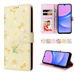 Custodia per telefono in pelle RFID con pittura abbronzante, For Galaxy A16 5G, For Galaxy A06 4G, For Galaxy A35 5G, For Galaxy A24 5G