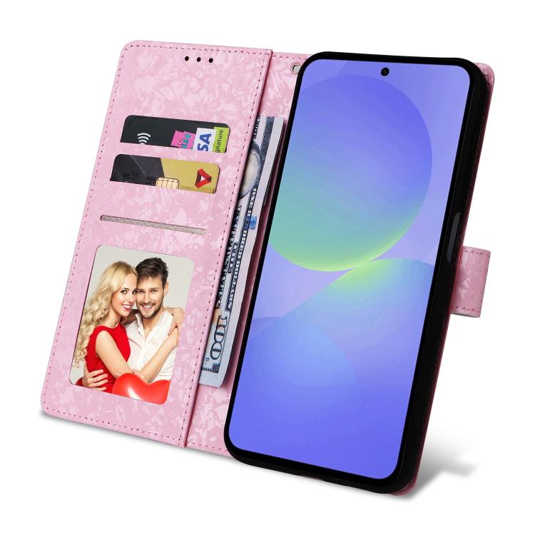 Custodia per telefono in pelle RFID con pittura abbronzante, ForGalaxy A36 / A37 5G, For Galaxy A27 5G, For Galaxy A56 5G, For Galaxy A26 5G