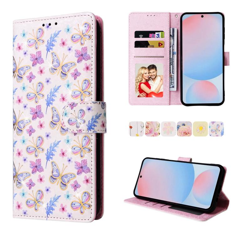 Custodia per telefono in pelle RFID con pittura abbronzante, ForGalaxy A36 / A37 5G, For Galaxy A27 5G, For Galaxy A56 5G, For Galaxy A26 5G