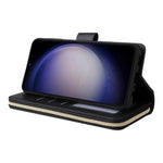 Portafoglio con cerniera e 9 scomparti per carte, custodia in pelle per telefono, For Galaxy S25 FE 5G, For Galaxy S25 Edge 5G, For Galaxy S25 5G, For Galaxy S25+ 5G