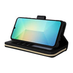 Portafoglio con cerniera e 9 scomparti per carte, custodia in pelle per telefono, For Galaxy A06 4G / 5G, For Galaxy A56 5G, For Galaxy A26 5G, For Galaxy A16 5G