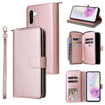 Portafoglio con cerniera e 9 scomparti per carte, custodia in pelle per telefono, For Galaxy A57 5G, For Galaxy A37 5G, For Galaxy A27 5G, For Galaxy A17 5G