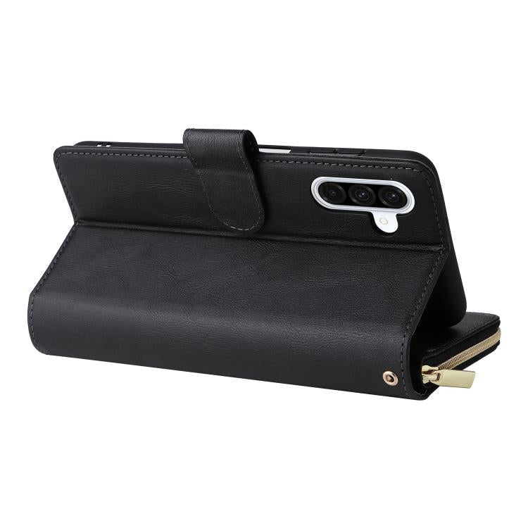 Portafoglio con cerniera e 9 scomparti per carte, custodia in pelle per telefono, For Galaxy A57 5G, For Galaxy A37 5G, For Galaxy A27 5G, For Galaxy A17 5G