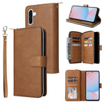 Portafoglio con cerniera e 9 scomparti per carte, custodia in pelle per telefono, For Galaxy A57 5G, For Galaxy A37 5G, For Galaxy A27 5G, For Galaxy A17 5G