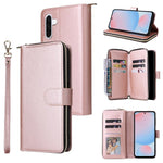 Portafoglio con cerniera e 9 scomparti per carte, custodia in pelle per telefono, For Galaxy A57 5G, For Galaxy A37 5G, For Galaxy A27 5G, For Galaxy A17 5G