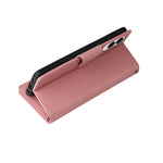 Custodia per telefono in pelle a tre pieghe con fibbia a rivetto e 9 carte, For Samsung Galaxy S25 Edge 5G, For Samsung Galaxy S25 5G, For Samsung Galaxy S25+ 5G, For Samsung Galaxy S25 Ultra 5G
