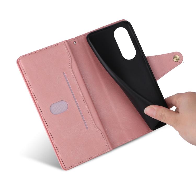Custodia per telefono in pelle a tre pieghe con fibbia a rivetto e 9 carte, For Samsung Galaxy S25 Edge 5G, For Samsung Galaxy S25 5G, For Samsung Galaxy S25+ 5G, For Samsung Galaxy S25 Ultra 5G
