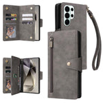 Custodia per telefono in pelle a tre pieghe con fibbia a rivetto e 9 carte, For Samsung Galaxy S26+ 5G, For Samsung Galaxy S26 Ultra 5G, For Samsung Galaxy S26 5G, For Samsung Galaxy S25 FE 5G