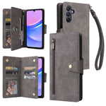 Custodia per telefono in pelle a tre pieghe con fibbia a rivetto e 9 carte, For Galaxy A16 5G, For Galaxy A06 4G
