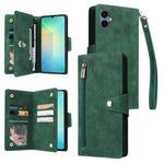 Custodia per telefono in pelle a tre pieghe con fibbia a rivetto e 9 carte, For Galaxy A08 / A07 4G / 5G, For Galaxy A18 / A17 4G / 5G, For Galaxy A57 5G, For Galaxy A37 5G