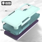 Custodia per telefono 2 in 1 PC + TPU, For Samsung Galaxy S24 FE 5G