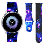 Cinturino in silicone stampato con fibbia rovesciata da 20 mm, For Samsung Galaxy Active2