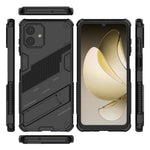 Punk Armor 2 in 1 PC + TPU Custodia antiurto per telefono con supporto invisibile, For Samsung Galaxy A07 4G, For Samsung Galaxy A56 5G, For Samsung Galaxy A26 5G