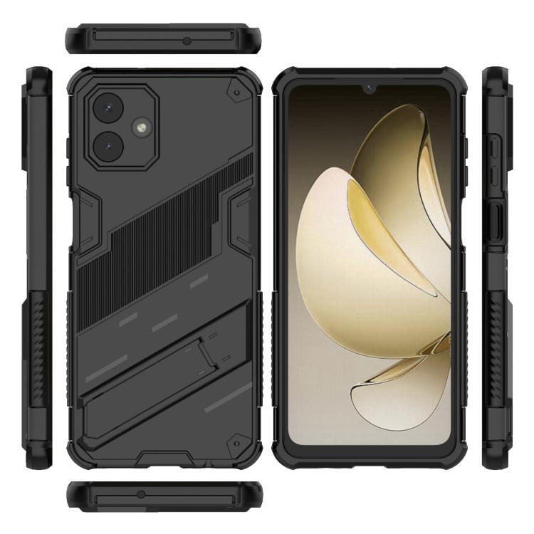 Punk Armor 2 in 1 PC + TPU Custodia antiurto per telefono con supporto invisibile, For Samsung Galaxy A07 4G, For Samsung Galaxy A56 5G, For Samsung Galaxy A26 5G