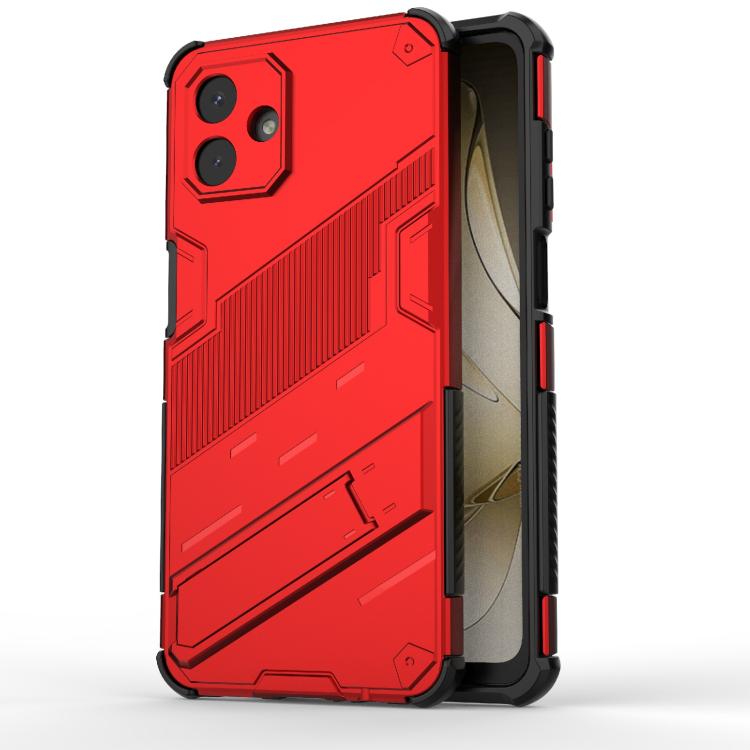 Punk Armor 2 in 1 PC + TPU Custodia antiurto per telefono con supporto invisibile, For Samsung Galaxy A07 4G, For Samsung Galaxy A56 5G, For Samsung Galaxy A26 5G