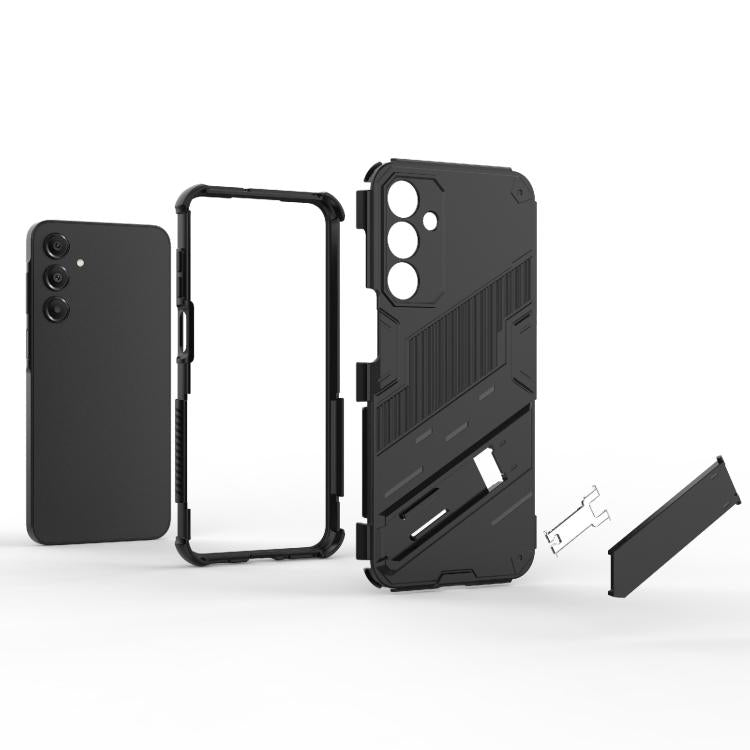Punk Armor 2 in 1 PC + TPU Custodia antiurto per telefono con supporto invisibile, For Samsung Galaxy A16 5G