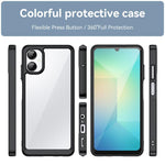 Custodia per telefono in TPU ibrida acrilica serie colorata, For Samsung Galaxy A06 5G, For Samsung Galaxy A56 5G, For Samsung Galaxy A26 5G