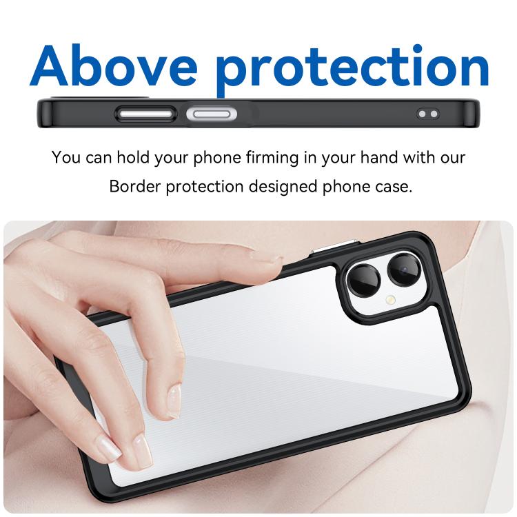 Custodia per telefono in TPU ibrida acrilica serie colorata, For Samsung Galaxy A06 5G, For Samsung Galaxy A56 5G, For Samsung Galaxy A26 5G