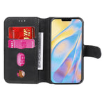 Custodia portafoglio in pelle PU per smartphone compatibili