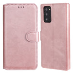Custodia portafoglio in pelle PU e TPU per Galaxy Note20