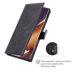 Custodia portafoglio in pelle PU con slot carte e supporto