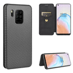 Struttura in fibra di carbonio Flip orizzontale magnetico Custodia in pelle TPU + PC + PU con slot per schede, For Oukitel C18 Pro, For Oukitel C17 / C17 Pro, For Sharp Aquos R5G, For Sharp Aquos Sense3 Plus SH-RM11