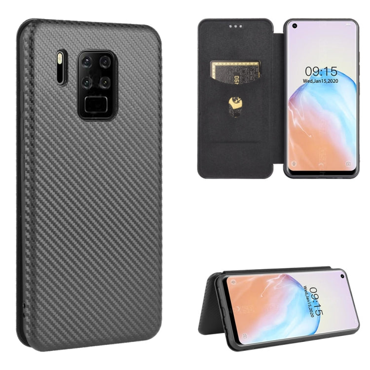 Struttura in fibra di carbonio Flip orizzontale magnetico Custodia in pelle TPU + PC + PU con slot per schede, For Oukitel C18 Pro, For Oukitel C17 / C17 Pro, For Sharp Aquos R5G, For Sharp Aquos Sense3 Plus SH-RM11