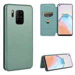 Struttura in fibra di carbonio Flip orizzontale magnetico Custodia in pelle TPU + PC + PU con slot per schede, For Oukitel C18 Pro, For Oukitel C17 / C17 Pro, For Sharp Aquos R5G, For Sharp Aquos Sense3 Plus SH-RM11