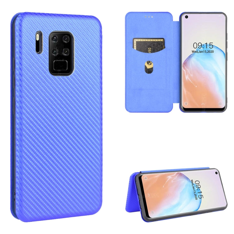 Struttura in fibra di carbonio Flip orizzontale magnetico Custodia in pelle TPU + PC + PU con slot per schede, For Oukitel C18 Pro, For Oukitel C17 / C17 Pro, For Sharp Aquos R5G, For Sharp Aquos Sense3 Plus SH-RM11