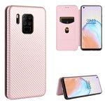 Struttura in fibra di carbonio Flip orizzontale magnetico Custodia in pelle TPU + PC + PU con slot per schede, For Oukitel C18 Pro, For Oukitel C17 / C17 Pro, For Sharp Aquos R5G, For Sharp Aquos Sense3 Plus SH-RM11