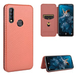 Struttura in fibra di carbonio Flip orizzontale magnetico Custodia in pelle TPU + PC + PU con slot per schede, For Oukitel C18 Pro, For Oukitel C17 / C17 Pro, For Sharp Aquos R5G, For Sharp Aquos Sense3 Plus SH-RM11