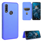 Struttura in fibra di carbonio Flip orizzontale magnetico Custodia in pelle TPU + PC + PU con slot per schede, For Oukitel C18 Pro, For Oukitel C17 / C17 Pro, For Sharp Aquos R5G, For Sharp Aquos Sense3 Plus SH-RM11