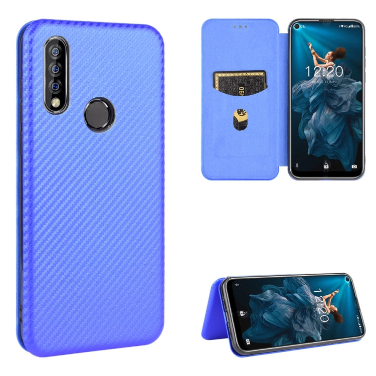 Struttura in fibra di carbonio Flip orizzontale magnetico Custodia in pelle TPU + PC + PU con slot per schede, For Oukitel C18 Pro, For Oukitel C17 / C17 Pro, For Sharp Aquos R5G, For Sharp Aquos Sense3 Plus SH-RM11