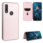 Struttura in fibra di carbonio Flip orizzontale magnetico Custodia in pelle TPU + PC + PU con slot per schede, For Oukitel C18 Pro, For Oukitel C17 / C17 Pro, For Sharp Aquos R5G, For Sharp Aquos Sense3 Plus SH-RM11