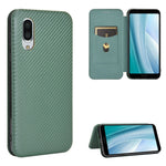 Struttura in fibra di carbonio Flip orizzontale magnetico Custodia in pelle TPU + PC + PU con slot per schede, For Oukitel C18 Pro, For Oukitel C17 / C17 Pro, For Sharp Aquos R5G, For Sharp Aquos Sense3 Plus SH-RM11