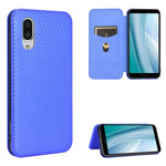 Struttura in fibra di carbonio Flip orizzontale magnetico Custodia in pelle TPU + PC + PU con slot per schede, For Oukitel C18 Pro, For Oukitel C17 / C17 Pro, For Sharp Aquos R5G, For Sharp Aquos Sense3 Plus SH-RM11