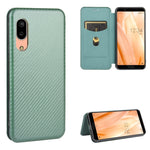 Struttura in fibra di carbonio Flip orizzontale magnetico Custodia in pelle TPU + PC + PU con slot per schede, For Sharp Aquos Sense 3 Lite, For UMIDIGI A3S, For UMIDIGI A3X, For UMIDIGI A7 Pro
