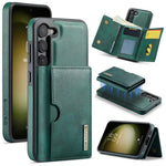 DG.MING M6 Series RFID Tri-fold Card Bag Custodia per telefono in pelle rimovibile, For Samsung Galaxy S23 FE 5G, For Samsung Galaxy S23 Ultra 5G, For Samsung Galaxy S23+ 5G, For Samsung Galaxy S23 5G
