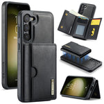 DG.MING M6 Series RFID Tri-fold Card Bag Custodia per telefono in pelle rimovibile, For Samsung Galaxy S23 FE 5G, For Samsung Galaxy S23 Ultra 5G, For Samsung Galaxy S23+ 5G, For Samsung Galaxy S23 5G