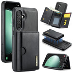 DG.MING M6 Series RFID Tri-fold Card Bag Custodia per telefono in pelle rimovibile, For Samsung Galaxy S23 FE 5G, For Samsung Galaxy S23 Ultra 5G, For Samsung Galaxy S23+ 5G, For Samsung Galaxy S23 5G