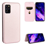 Struttura in fibra di carbonio Flip orizzontale magnetico Custodia in pelle TPU + PC + PU con slot per schede, For UMIDIGI F2, For UMIDIGI Power 3, For UMIDIGI S5 Pro