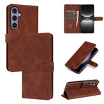 Custodia per telefono in pelle di vitello con texture AZNS Skin Feel, For Samsung Galaxy S25 FE 5G, For Samsung Galaxy S25 Edge 5G, For Samsung Galaxy S25 5G, For Samsung Galaxy S25+ 5G