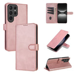 Custodia per telefono in pelle di vitello con texture AZNS Skin Feel, For Samsung Galaxy S25 Ultra 5G