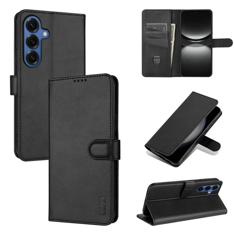 Custodia per telefono in pelle di vitello con texture AZNS Skin Feel, For Galaxy S26 FE 5G, For Samsung Galaxy S26+ 5G, For Samsung Galaxy S26 Ultra 5G, For Samsung Galaxy S26 5G