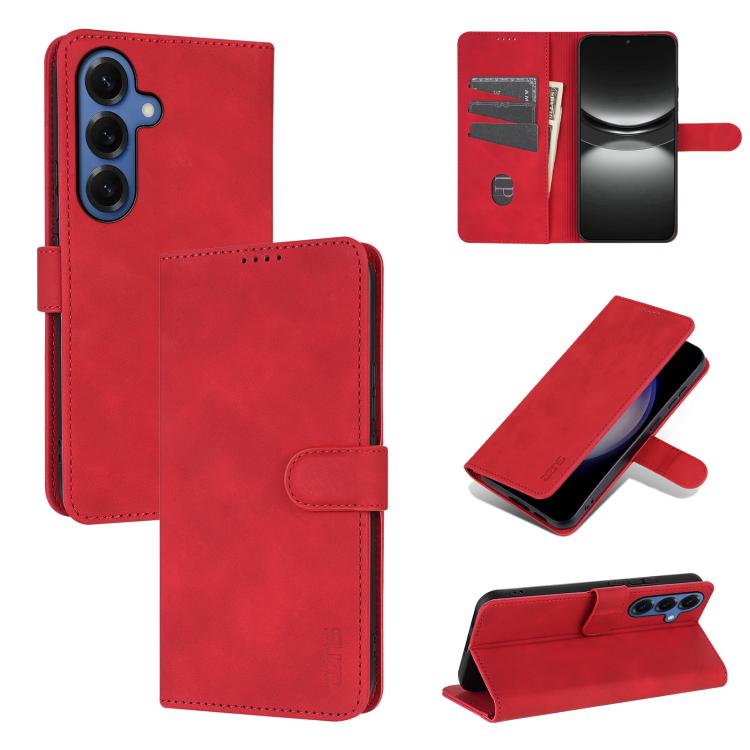 Custodia per telefono in pelle di vitello con texture AZNS Skin Feel, For Galaxy S26 FE 5G, For Samsung Galaxy S26+ 5G, For Samsung Galaxy S26 Ultra 5G, For Samsung Galaxy S26 5G