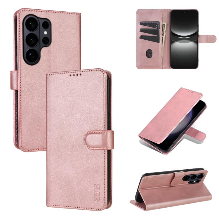 Custodia per telefono in pelle di vitello con texture AZNS Skin Feel, For Galaxy S26 FE 5G, For Samsung Galaxy S26+ 5G, For Samsung Galaxy S26 Ultra 5G, For Samsung Galaxy S26 5G