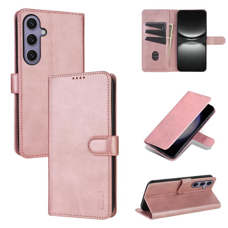 Custodia per telefono in pelle di vitello con texture AZNS Skin Feel, For Galaxy S26 FE 5G, For Samsung Galaxy S26+ 5G, For Samsung Galaxy S26 Ultra 5G, For Samsung Galaxy S26 5G