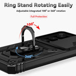 Custodia per telefono con supporto scorrevole Camshield, For Samsung Galaxy S25+ 5G, For Samsung Galaxy S25 Ultra 5G, For Samsung Galaxy S24 FE 5G