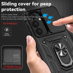 Custodia per telefono con supporto scorrevole Camshield, For Samsung Galaxy S25+ 5G, For Samsung Galaxy S25 Ultra 5G, For Samsung Galaxy S24 FE 5G